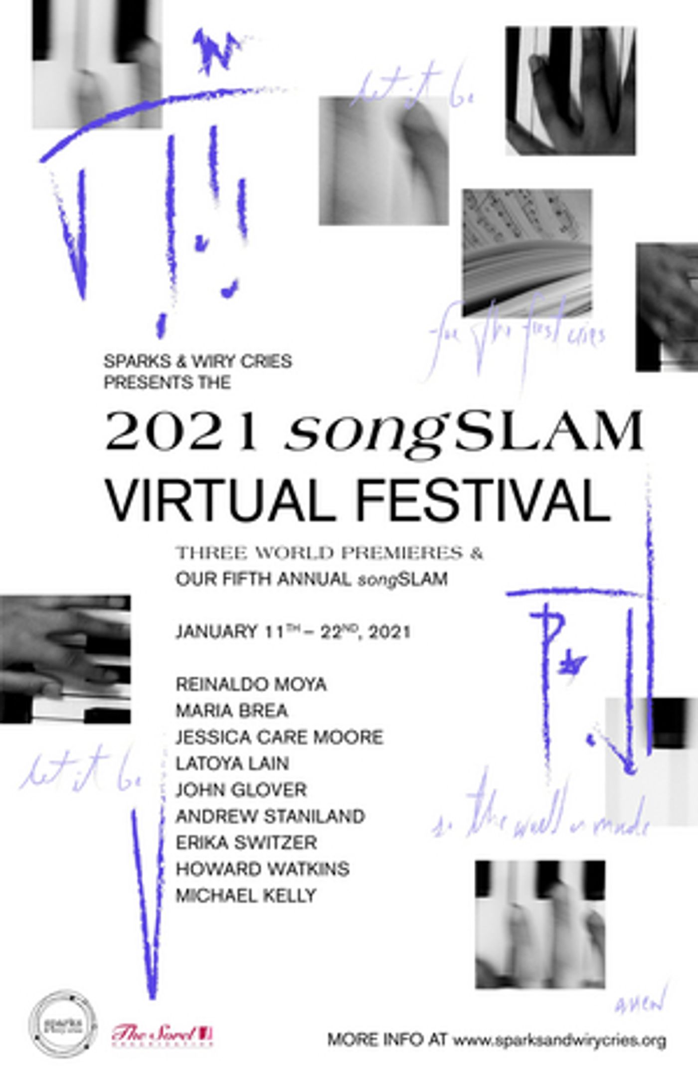 Sparks & Wiry Cries Presents Virtual 2021 SongSLAM Festival Sparks & Wiry Cries Presents Virtual 2021 SongSLAM Festival Image