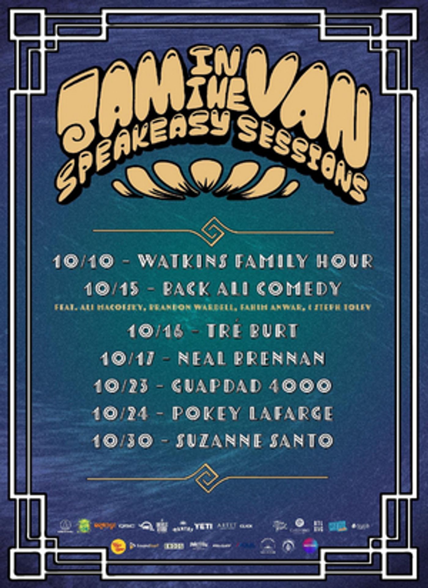 Jam In The Van Announces Speakeasy Sessions Jam In The Van Announces Speakeasy Sessions Image
