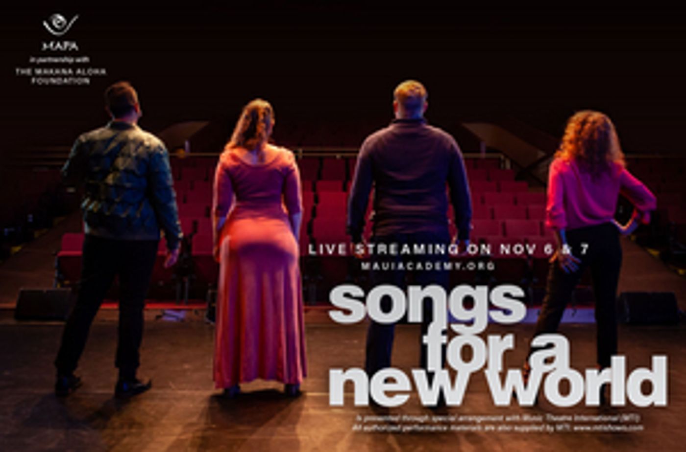 Maui Academy of Performing Arts Presents SONGS FOR A NEW WORLD Maui Academy of Performing Arts Presents SONGS FOR A NEW WORLD Image