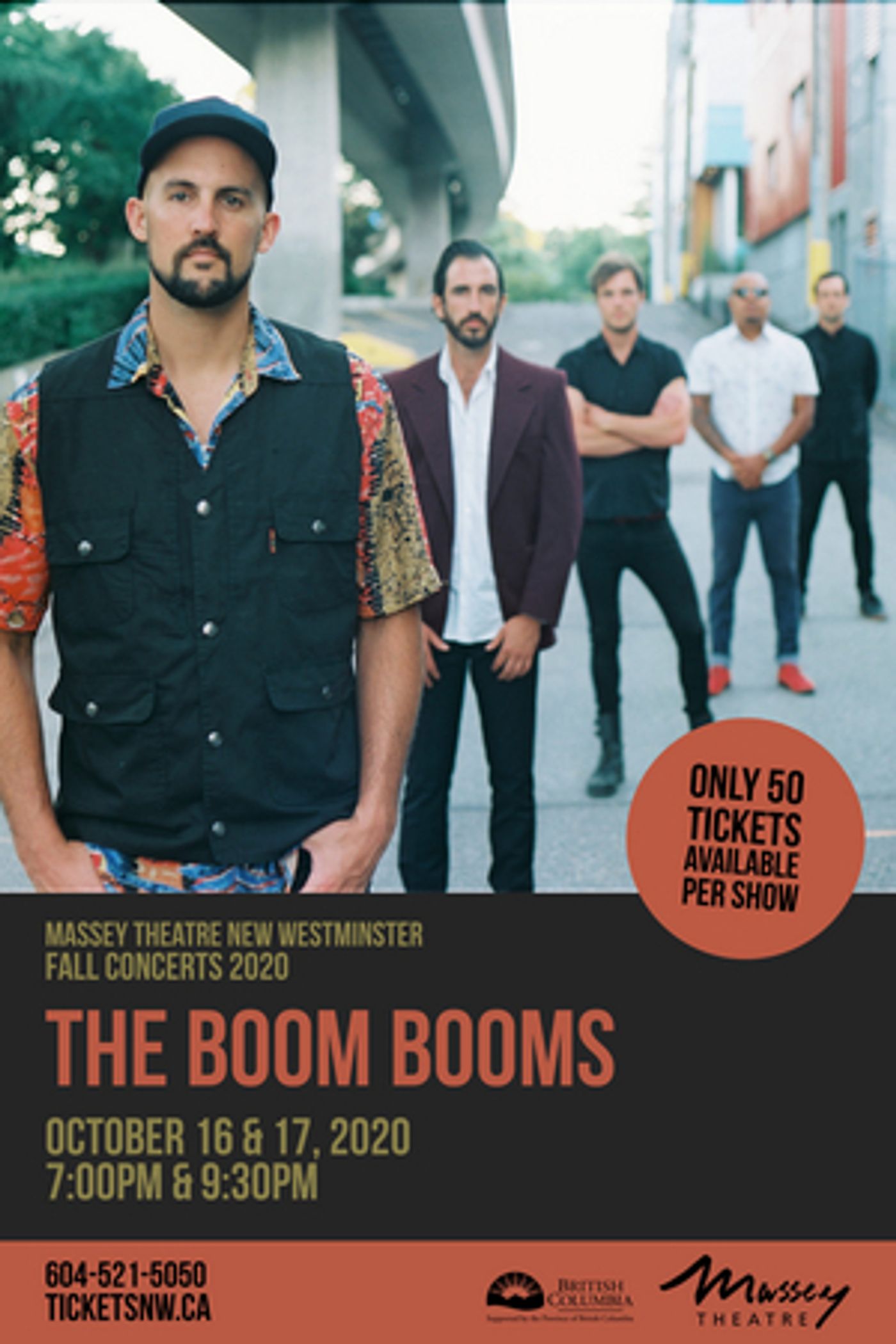 New West's Massey Theatre Announces Concert With The Boom Booms New West's Massey Theatre Announces Concert With The Boom Booms Image