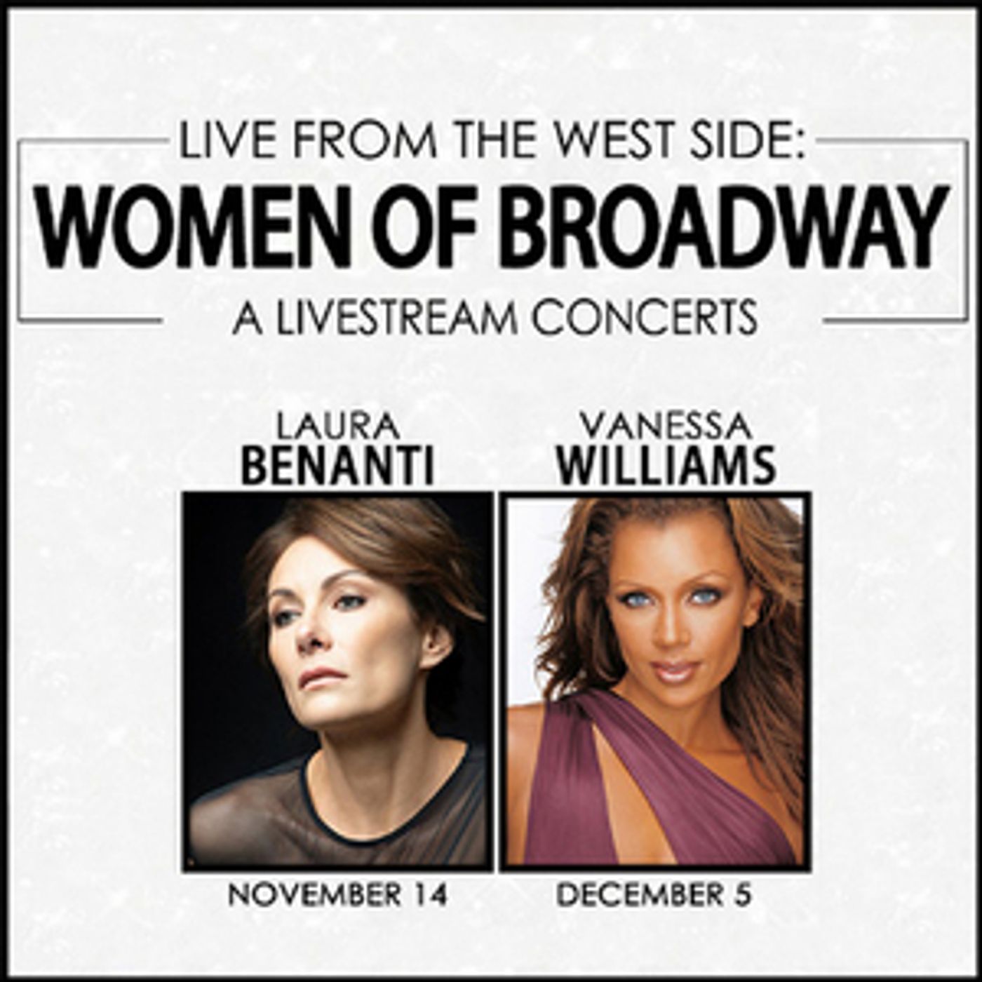 Kravis Center to Offer to Offer Virtual Concerts by Women of Broadway: Laura Benanti and Vanessa Williams Kravis Center to Offer to Offer Virtual Concerts by Women of Broadway: Laura Benanti and Vanessa Williams Image