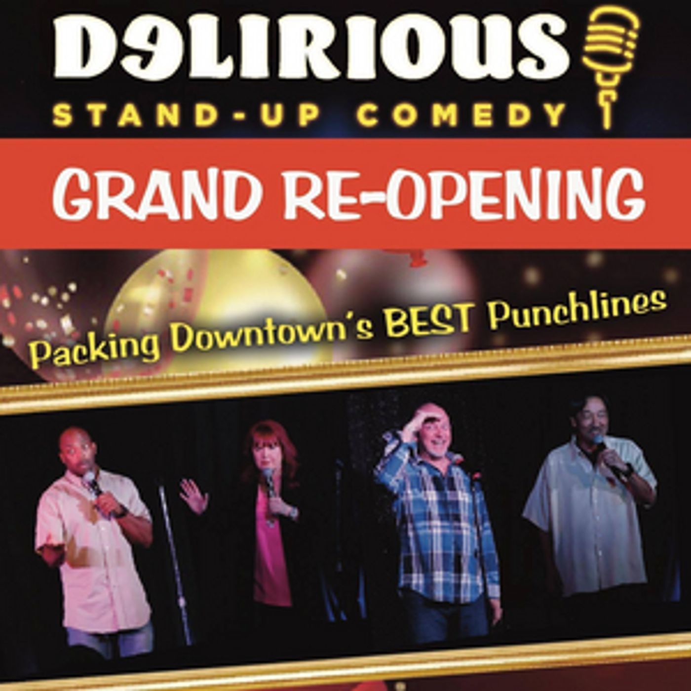 Don Barnhart, Kathleen Dunbar and Brandon James Return to Delirious Comedy Club Don Barnhart, Kathleen Dunbar and Brandon James Return to Delirious Comedy Club Image