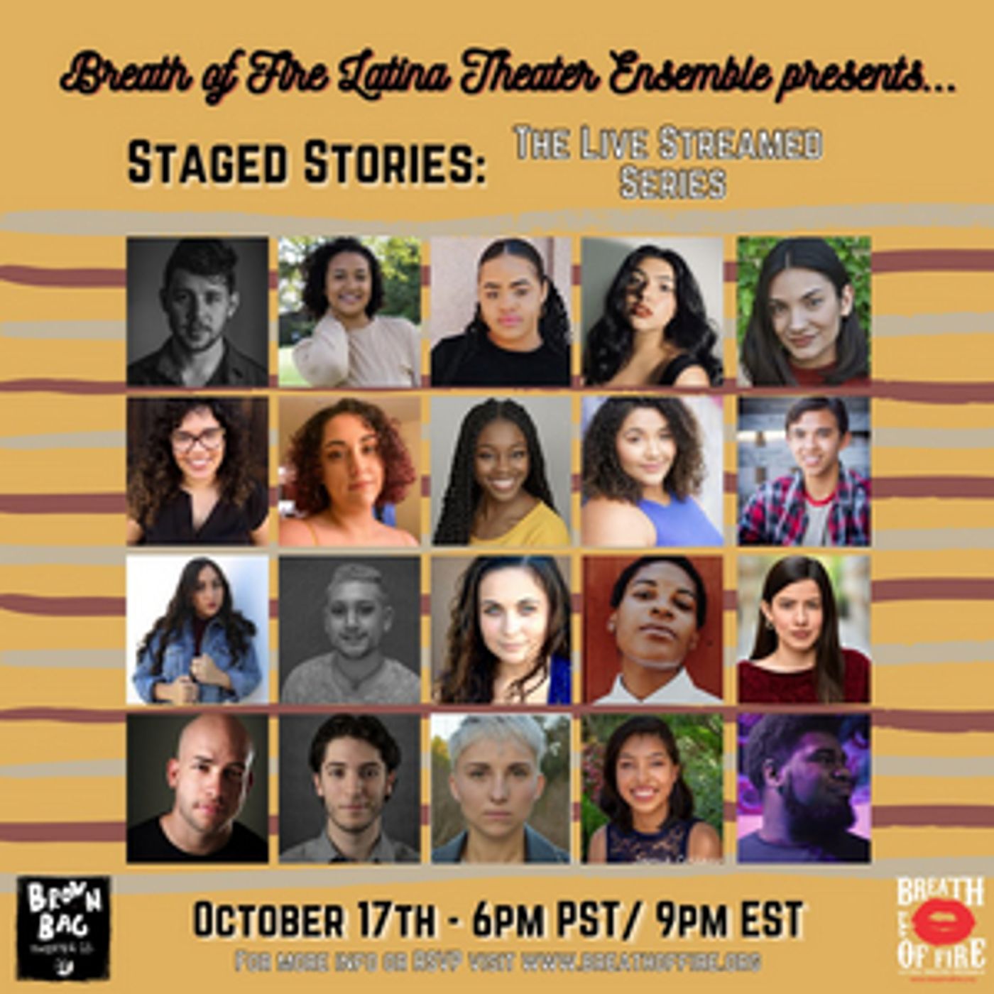 Breath of Fire Latina Theater Ensemble's STAGED STORIES: THE LIVE STREAMED SERIES Presents Episode #5  Image