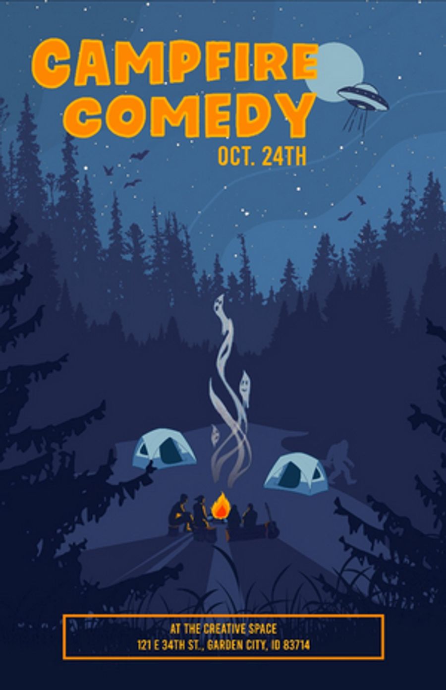 Recycled Minds Presents CAMPFIRE COMEDY Image
