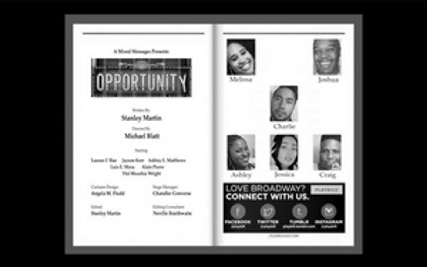 Stanley Martin's Mixed Messages to Premiere Short Filmed Version of OPPORTUNITY With the Original Cast Stanley Martin's Mixed Messages to Premiere Short Filmed Version of OPPORTUNITY With the Original Cast Image