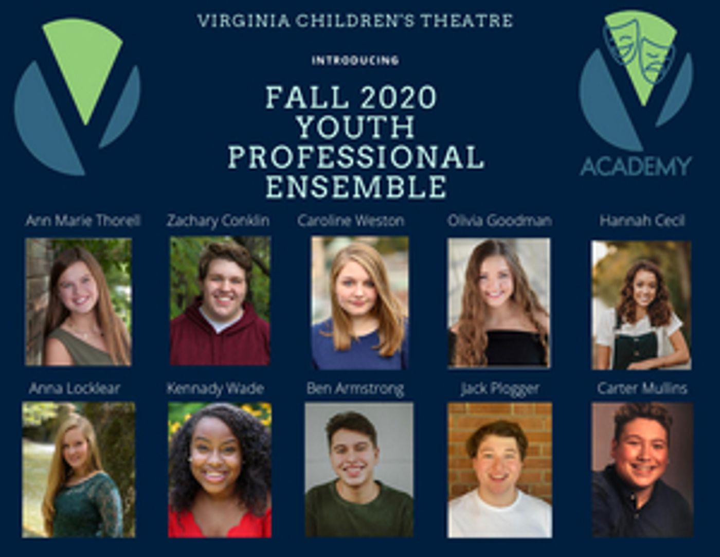Virginia Children's Theatre Selects 10 Performers for Youth Professional Ensemble  Image
