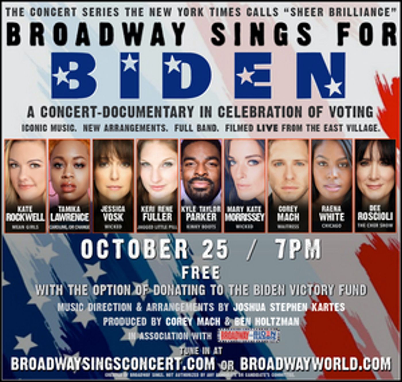 BWW Exclusive: Tamika Lawrence, Kate Rockwell, Jessica Vosk, and More Will Star in Free BROADWAY SINGS FOR BIDEN Fundraiser BWW Exclusive: Tamika Lawrence, Kate Rockwell, Jessica Vosk, and More Will Star in Free BROADWAY SINGS FOR BIDEN Fundraiser Image