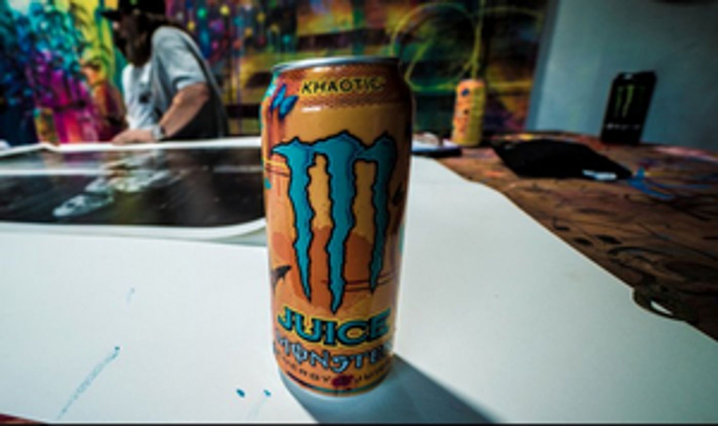 MONSTER ENERGY and Legendary Street Artist Risk Create A Juice Monster 'Khaotic' Inspired Car To Give Away MONSTER ENERGY and Legendary Street Artist Risk Create A Juice Monster 'Khaotic' Inspired Car To Give Away Image