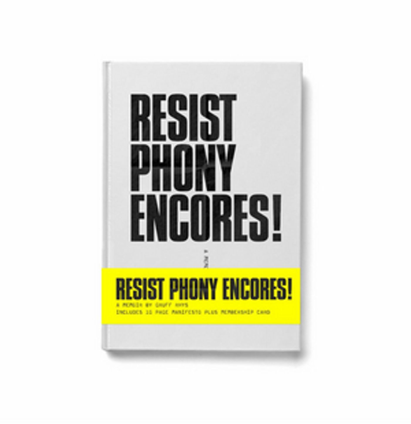 GRUFF RHYS To Publish New Book 'Resist Phony Encores!' GRUFF RHYS To Publish New Book 'Resist Phony Encores!' Image