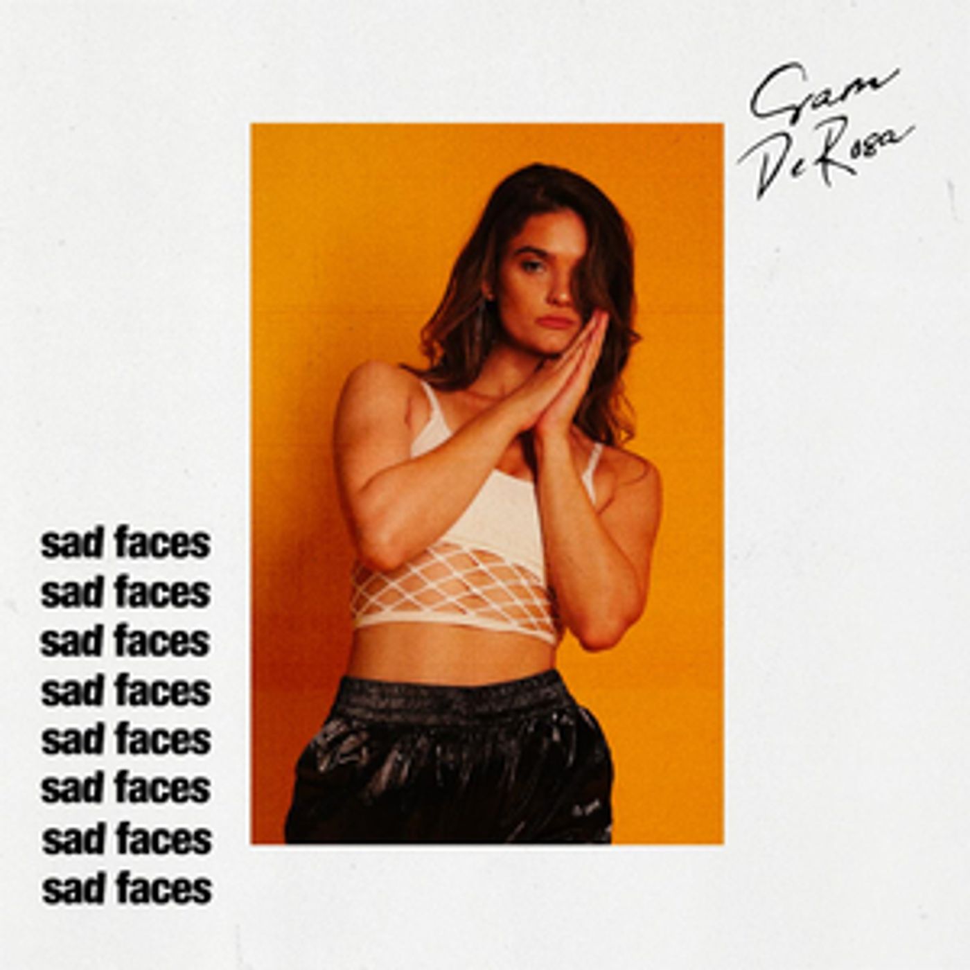 LISTEN: Sam DeRosa Delivers Emotional Pop Perfection With 'Sad Faces' LISTEN: Sam DeRosa Delivers Emotional Pop Perfection With 'Sad Faces' Image