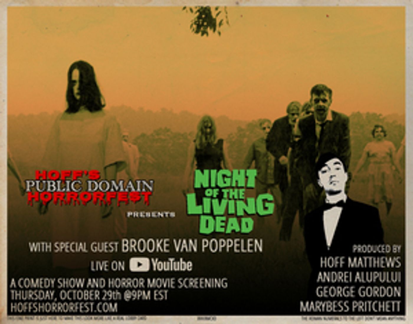 Hoff's Public Domain Horrorfest Presents NIGHT OF THE LIVING DEAD  Image
