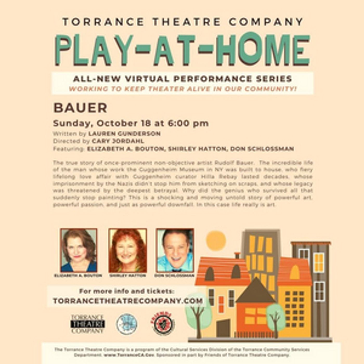 Feature: BAUER Continues PLAY-AT-HOME Series by Torrance Theatre Company  Image