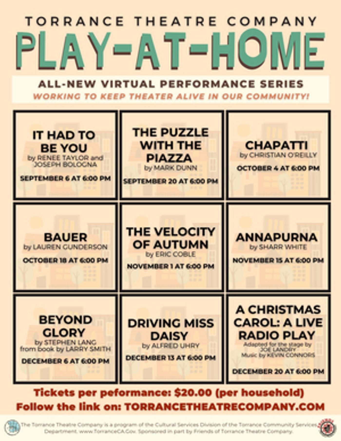 Feature: BAUER Continues PLAY-AT-HOME Series by Torrance Theatre Company Feature: BAUER Continues PLAY-AT-HOME Series by Torrance Theatre Company Image