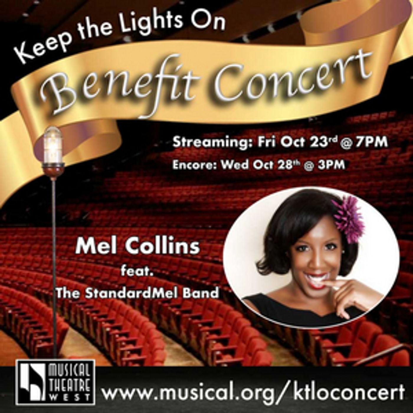 Musical Theatre West Presents Benefit Concert With Mel Collins Musical Theatre West Presents Benefit Concert With Mel Collins Image