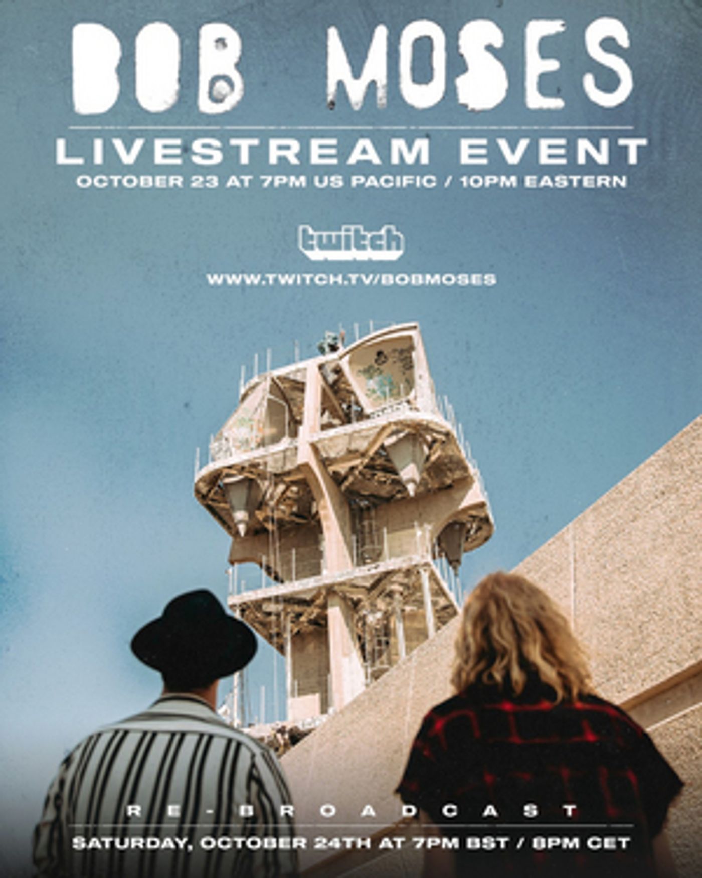 BOB MOSES & TWITCH Announce Exclusive Partnership Launching with a Livestream Concert This Friday  Image