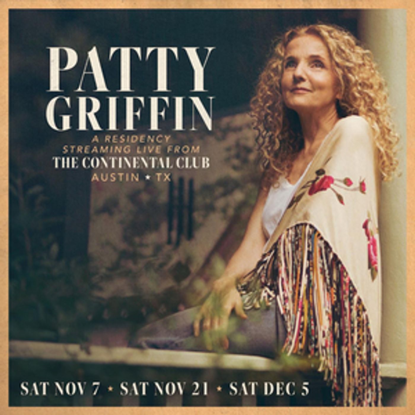 Patty Griffin Announces 'Live From The Continental Club' Livestream Series Patty Griffin Announces 'Live From The Continental Club' Livestream Series Image