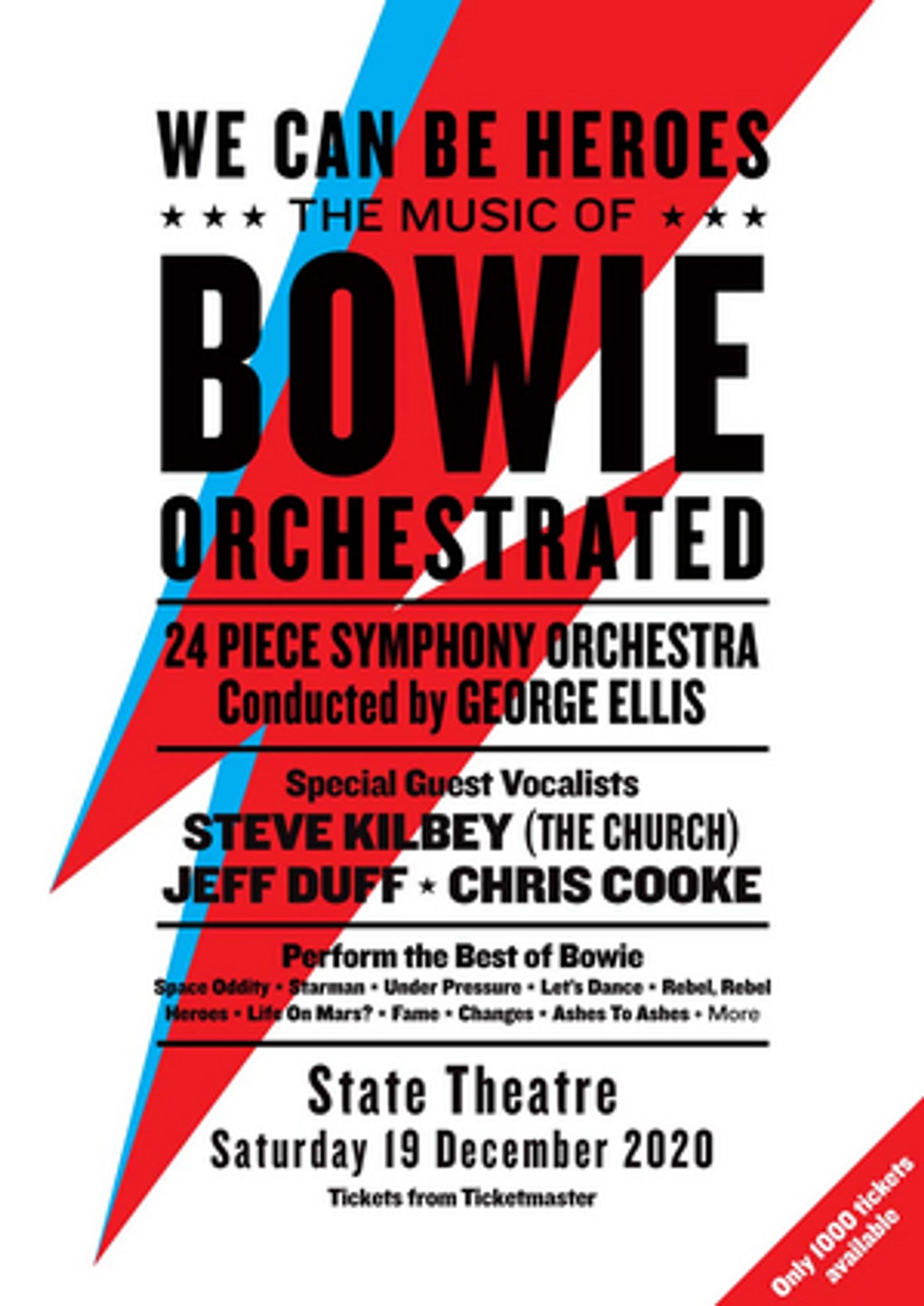 David Bowie Tribute WE CAN BE HEROES Comes to State Theatre David Bowie Tribute WE CAN BE HEROES Comes to State Theatre Image