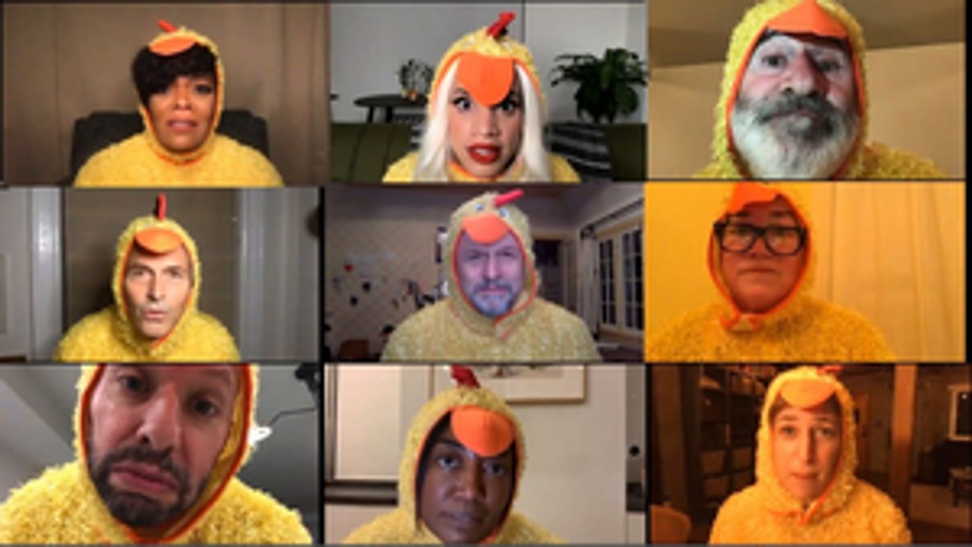 VIDEO: Jason Alexander, Yvette Nicole Brown, Patina Miller and More Don Chicken Costumes for New PSA 'Give a Cluck and Vote'  Image