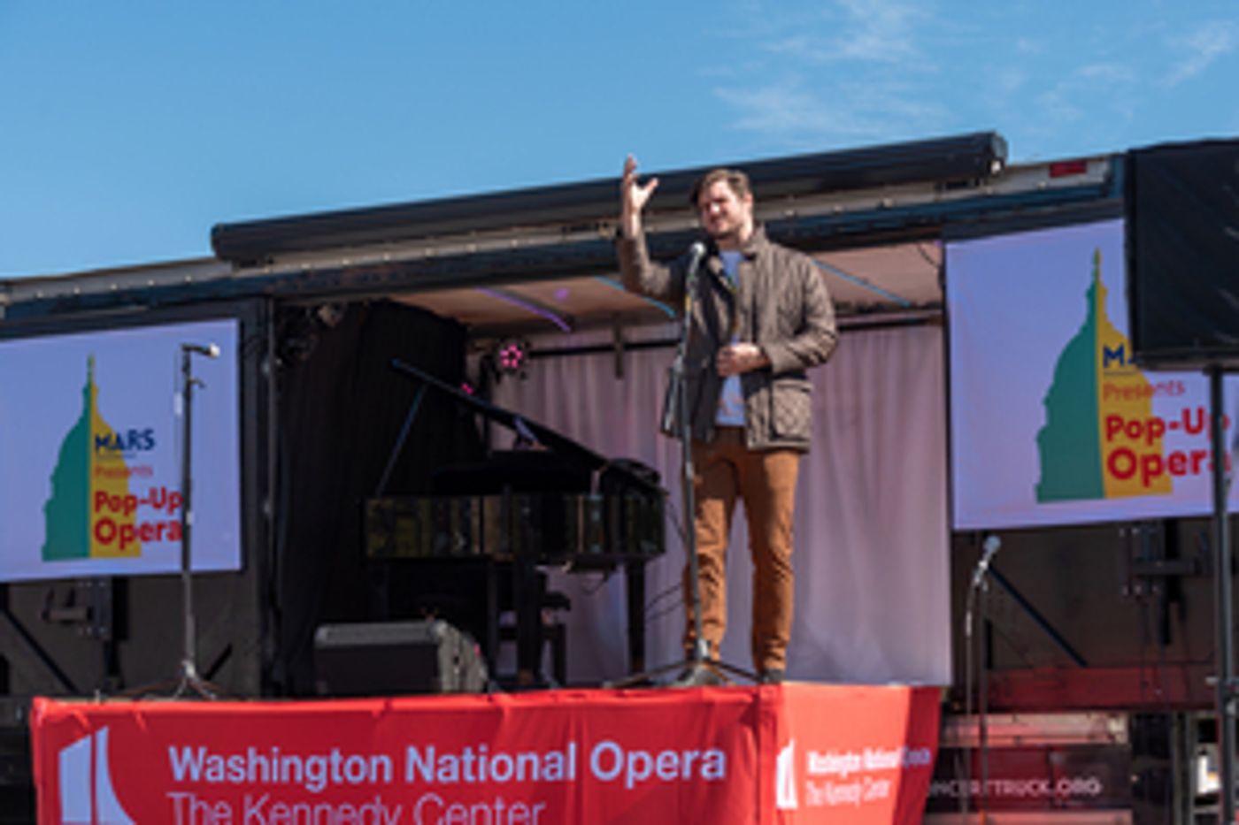 Washington National Opera Offers Pop-Up Opera Truck to Bring Live Operatic Performances to the Community Washington National Opera Offers Pop-Up Opera Truck to Bring Live Operatic Performances to the Community Image