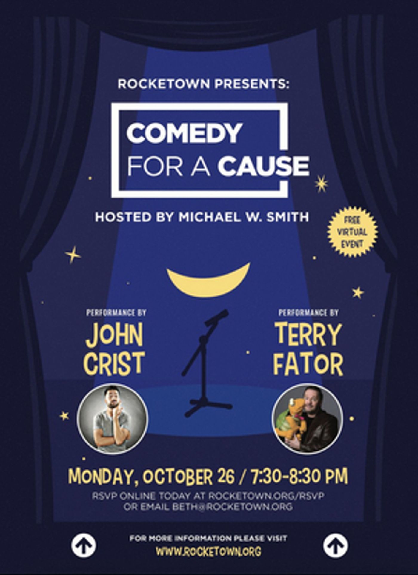 Michael W. Smith's 'Comedy For A Cause' Charity Event Free & Open To The Public  Image