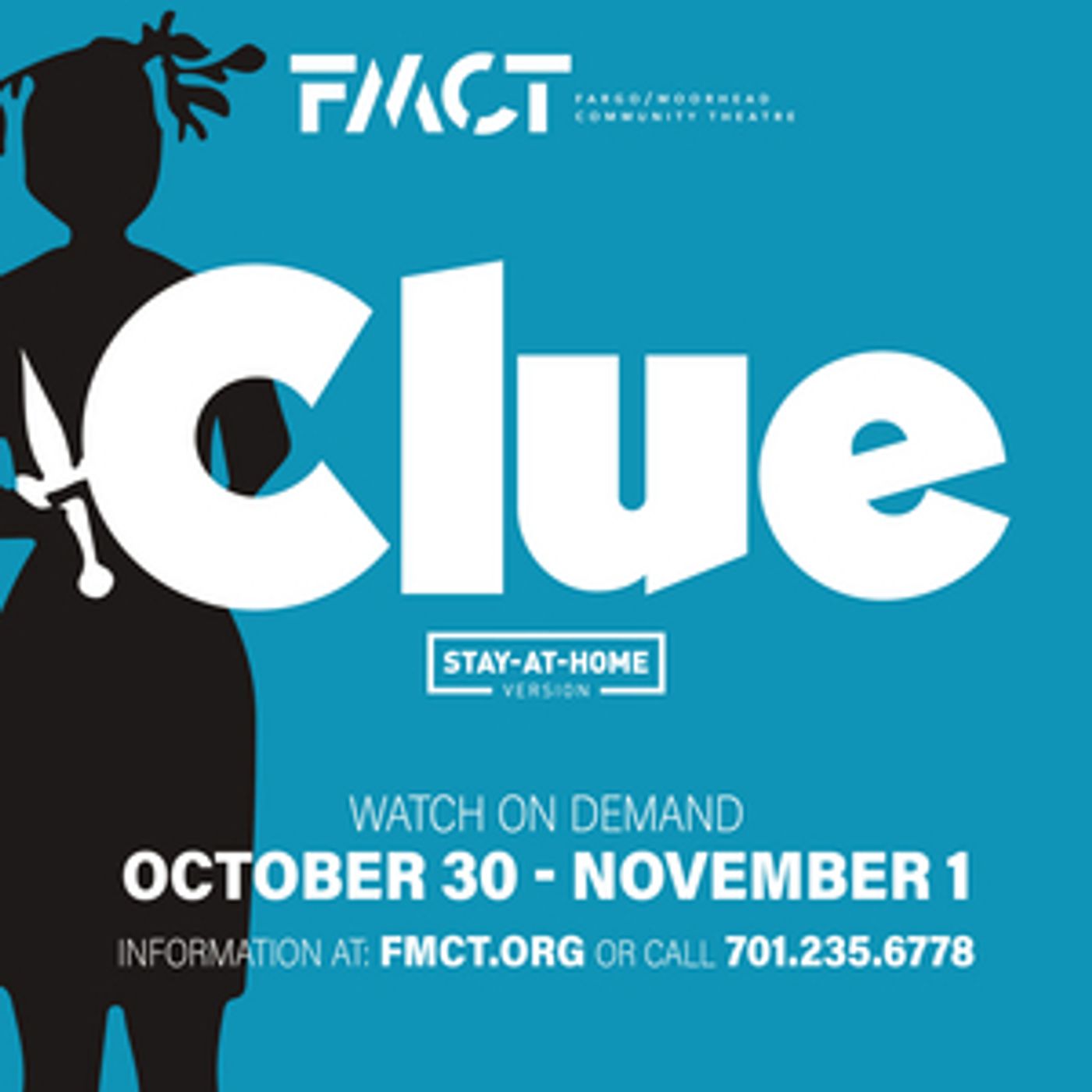 Fargo-Moorhead Community Theatre's Virtual CLUE is Available on Demand Fargo-Moorhead Community Theatre's Virtual CLUE is Available on Demand Image