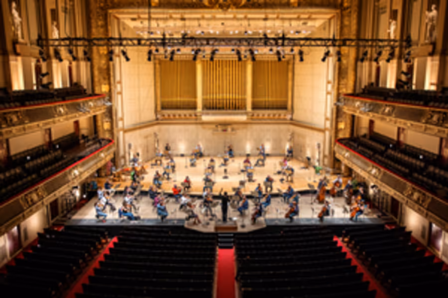 Boston Symphony Orchestra Returns to Symphony Hall for First Time Since Pandemic Performance Hiatus Image