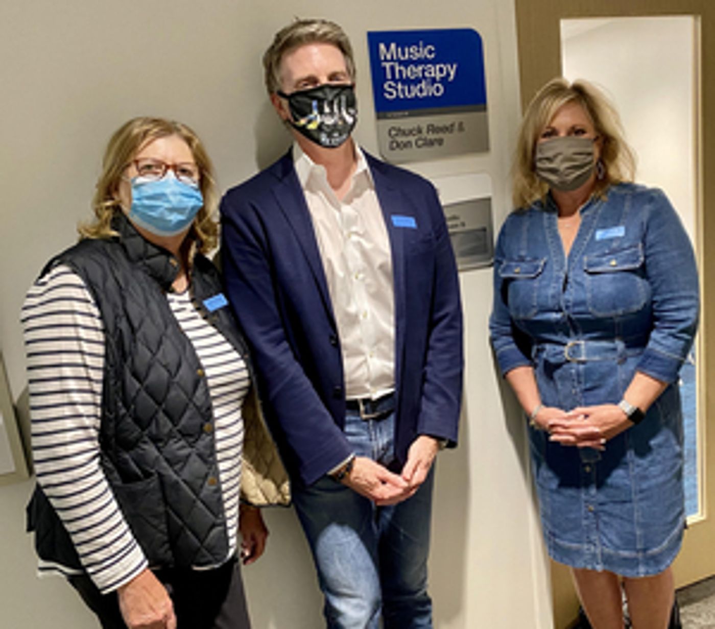 St. Elizabeth Cancer Center Dedicates Music Therapy Room In Honor Of Two Suits That Rock Volunteers St. Elizabeth Cancer Center Dedicates Music Therapy Room In Honor Of Two Suits That Rock Volunteers Image