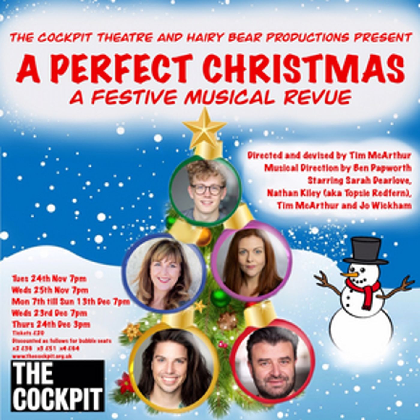 The Cockpit Theatre Announces A PERFECT CHRISTMAS and CHRISTMAS IS RUINED!  Image