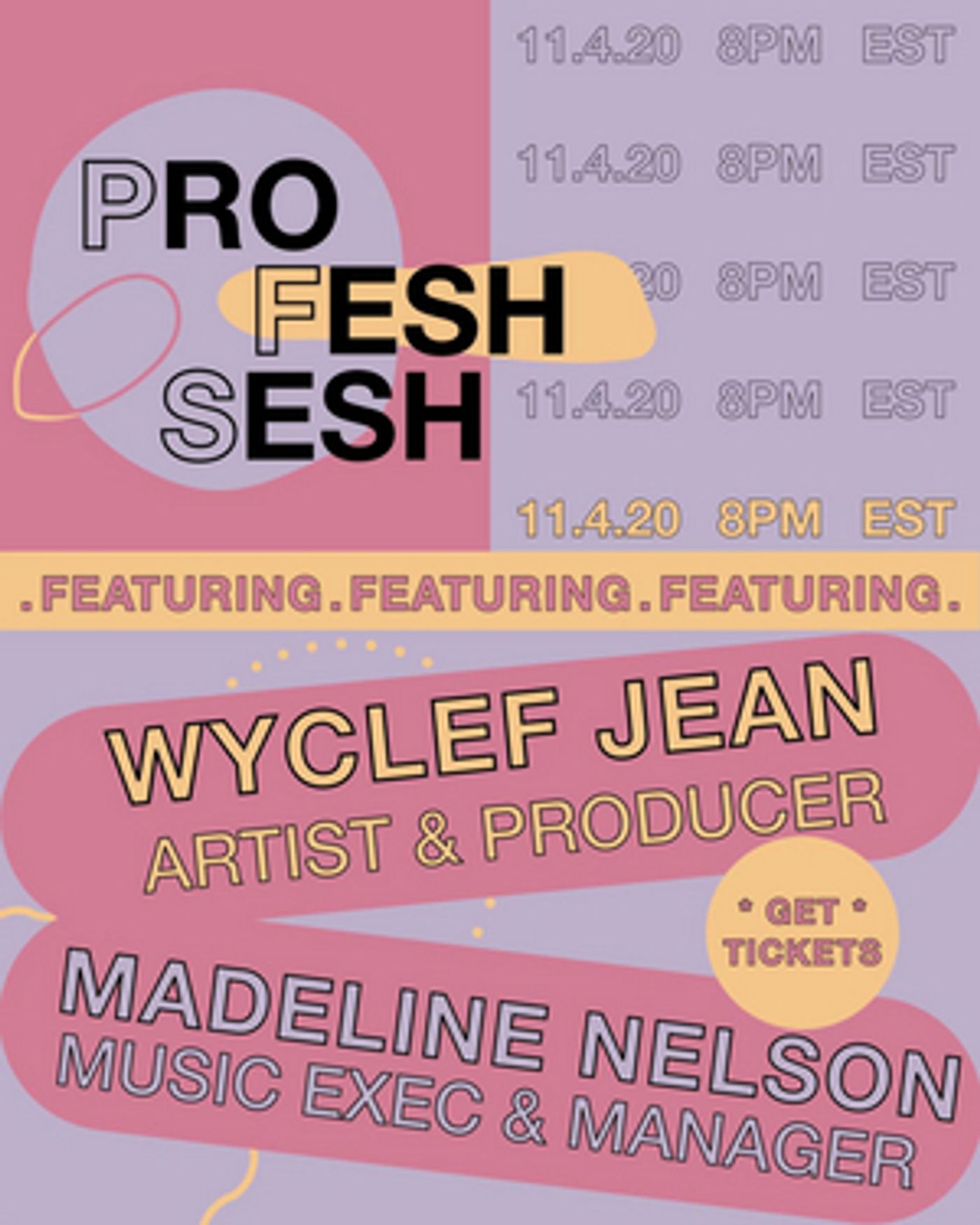 Quadio Taps Music Icon Wyclef Jean for 'Profesh Sesh'  Image