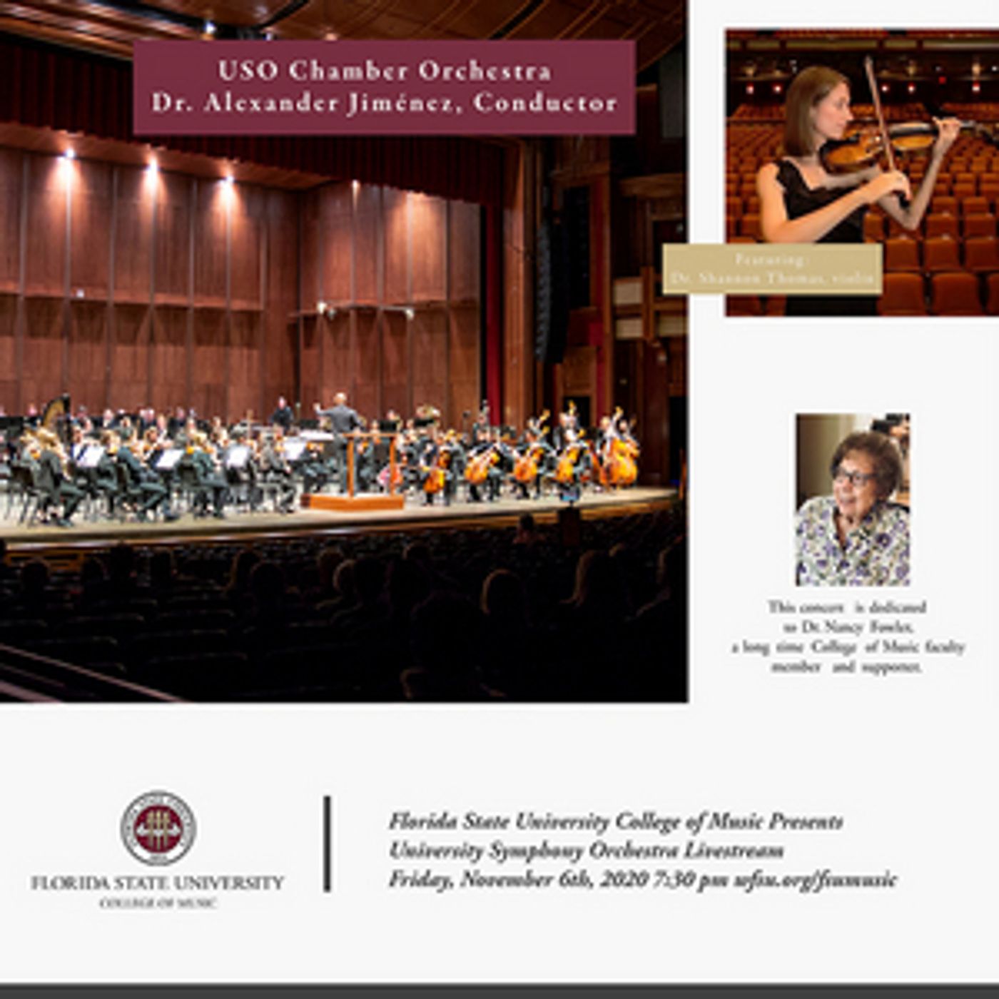 Florida State University College of Music Presents a Livestream Florida State University College of Music Presents a Livestream Image
