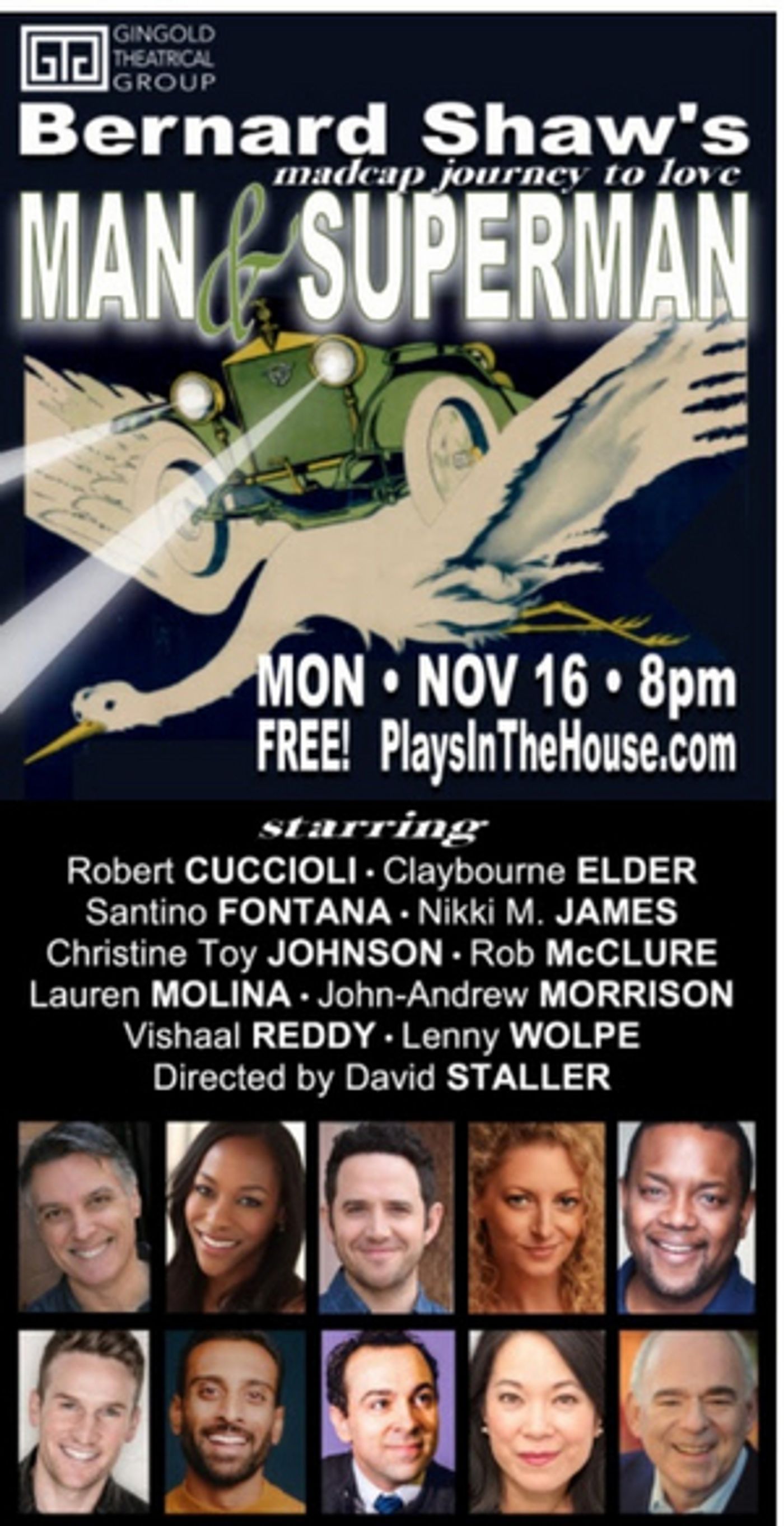 Lauren Molina Joins Robert Cuccioli, Claybourne Elder, Santino Fontana & More for MAN & SUPERMAN Lauren Molina Joins Robert Cuccioli, Claybourne Elder, Santino Fontana & More for MAN & SUPERMAN Image