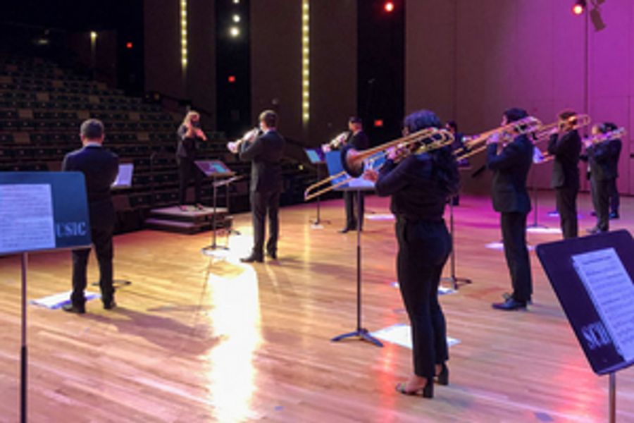 Frost School of Music Adapts Music Instruction to Orchestrate Safeguards Image