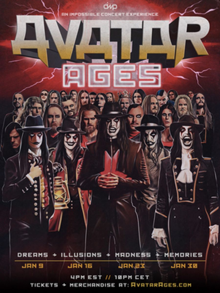Avatar Announces 4-Part Concert Series: AVATAR AGES - AN IMPOSSIBLE CONCERT EXPERIENCE Image