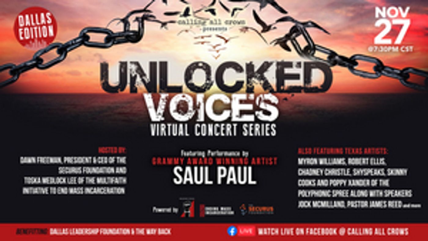 Unlocked Voices Announces Third Livestream Fundrasing Event Unlocked Voices Announces Third Livestream Fundrasing Event Image