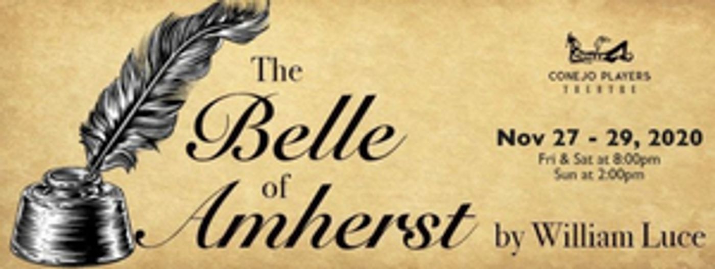 Conejo Players Theatre Presents THE BELLE OF AMHERST  Image