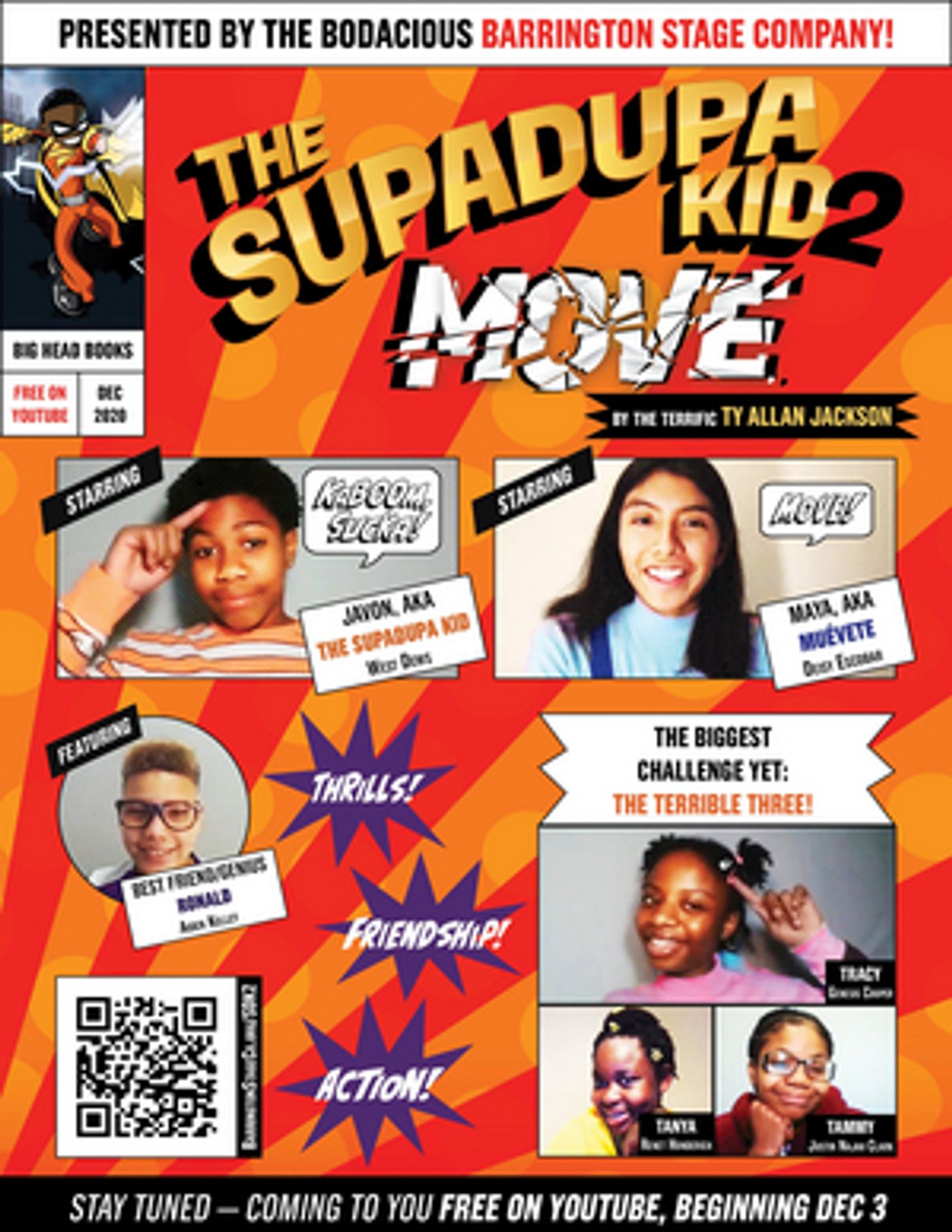Barrington Stage Company Presents Free Virtual Reading of Ty Allan Jackson's THE SUPADUPA KID 2: MOVE  Image