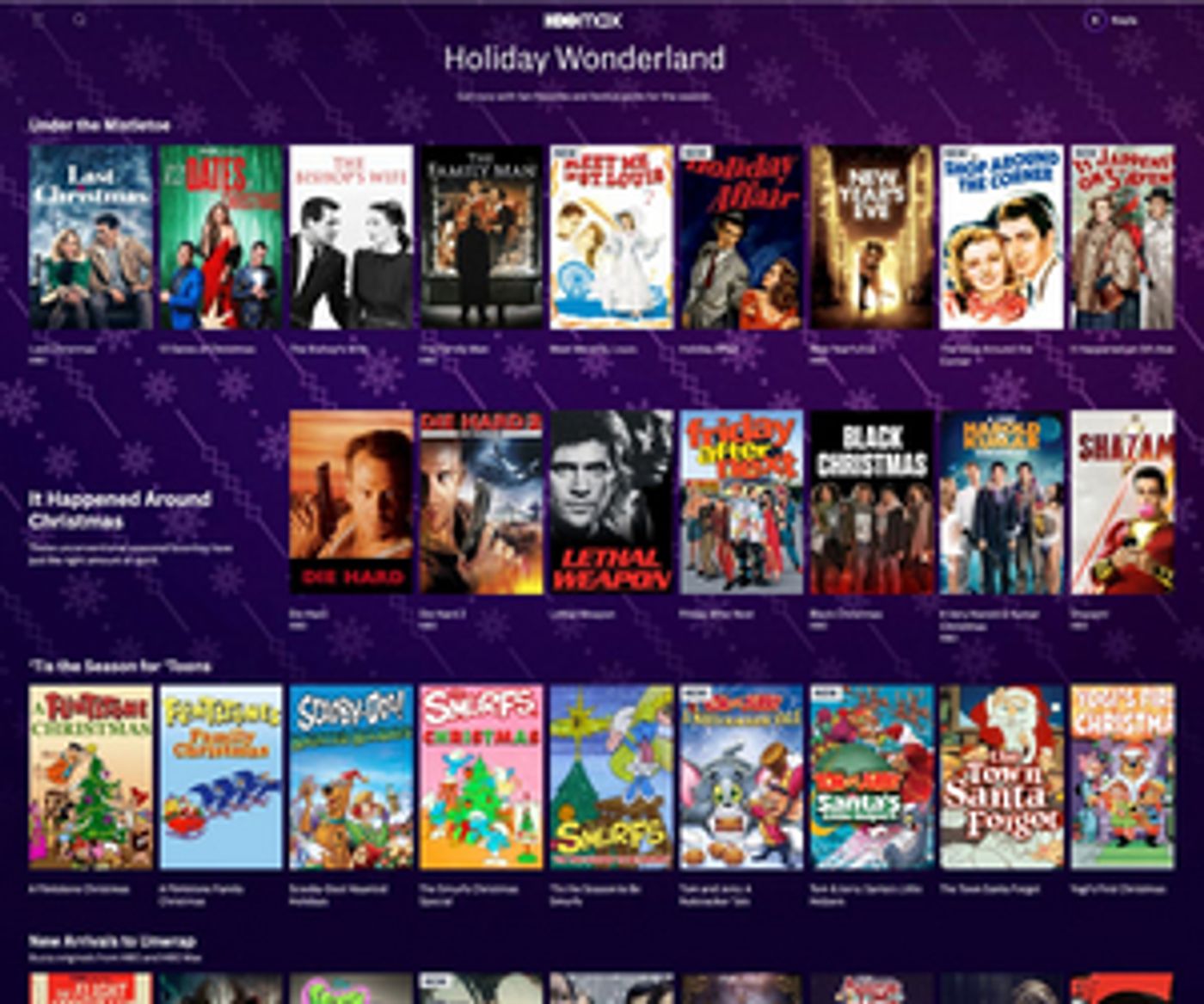 HBO Max Launches 'Holiday Wonderland' Spotlight Page With Holiday Favorites  Image