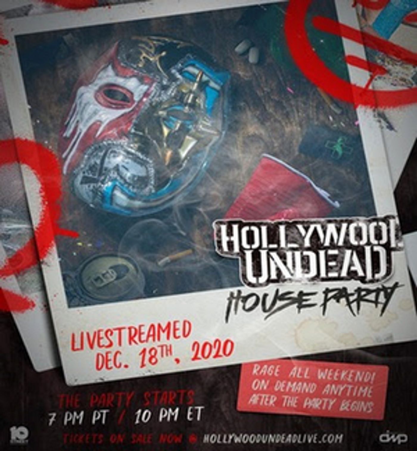 Hollywood Undead and Danny Wimmer Presents Announce 'The Hollywood Undead House Party' Hollywood Undead and Danny Wimmer Presents Announce 'The Hollywood Undead House Party' Image
