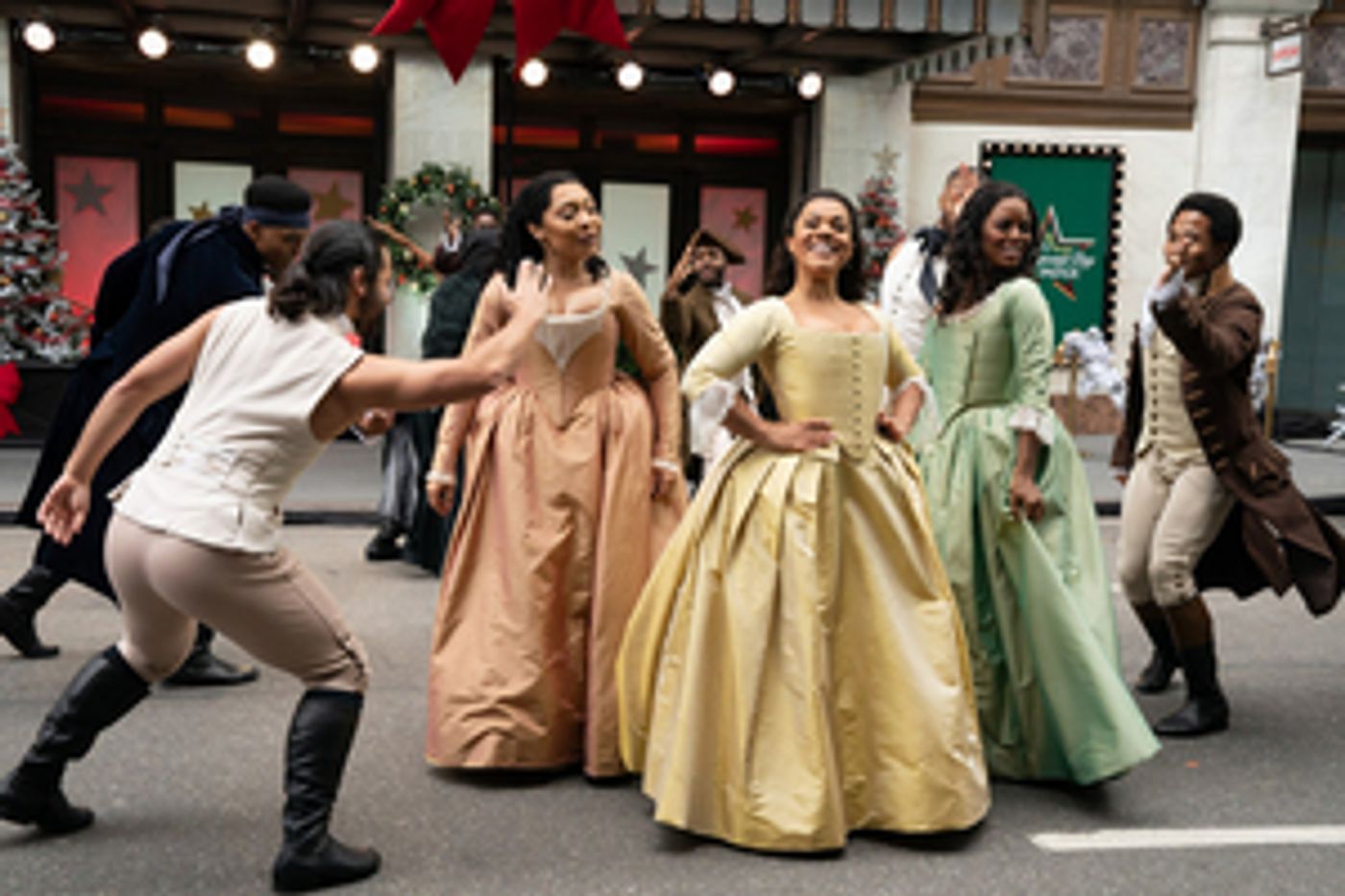 Video: HAMILTON Performs 'The Schuyler Sisters' at the Thanksgiving Day Parade  Image