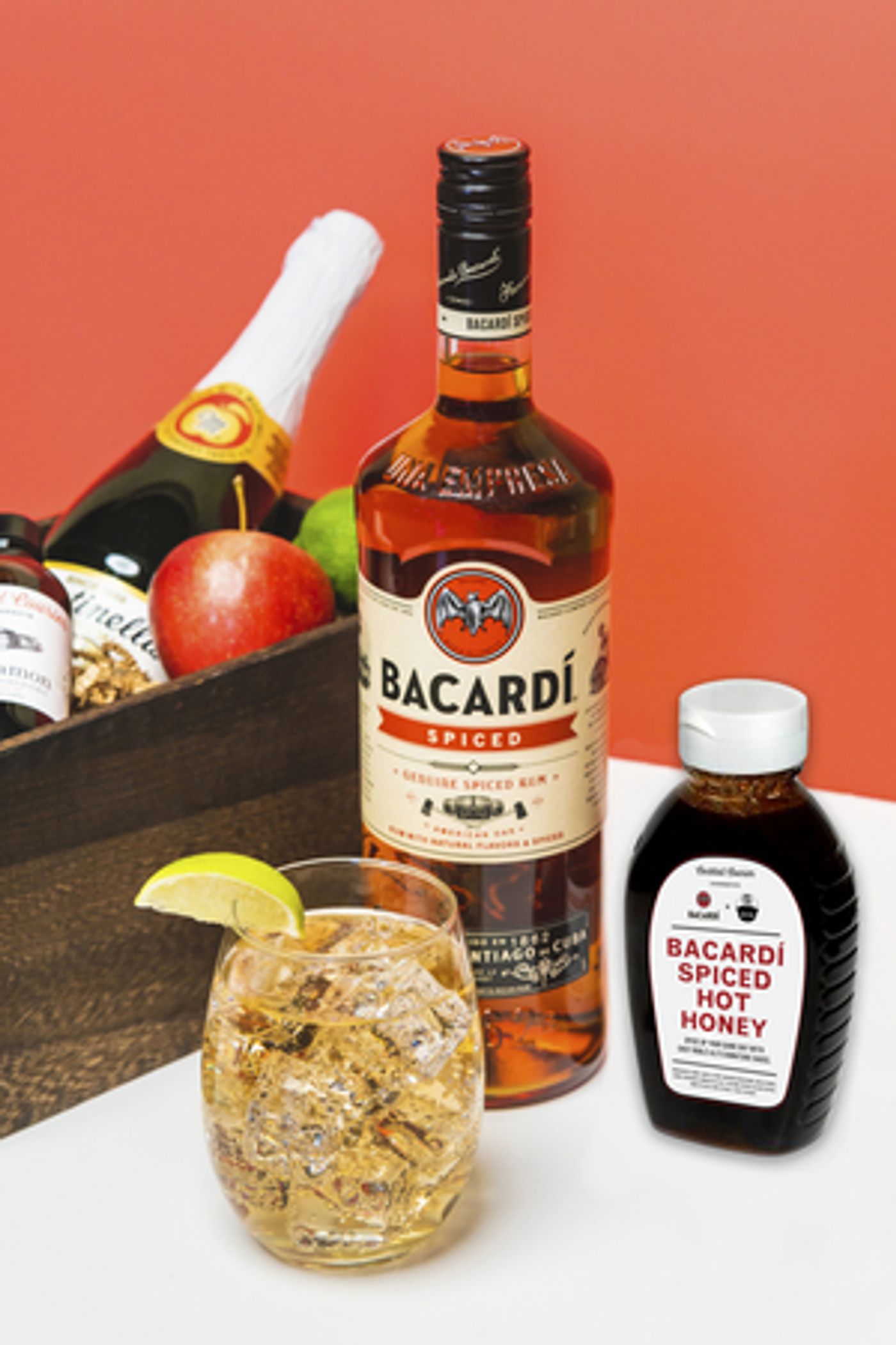 BACARDI Spiced Hot Honey and Spiced Up Cider Party Kit for Game Days and Holiday Festivities  Image