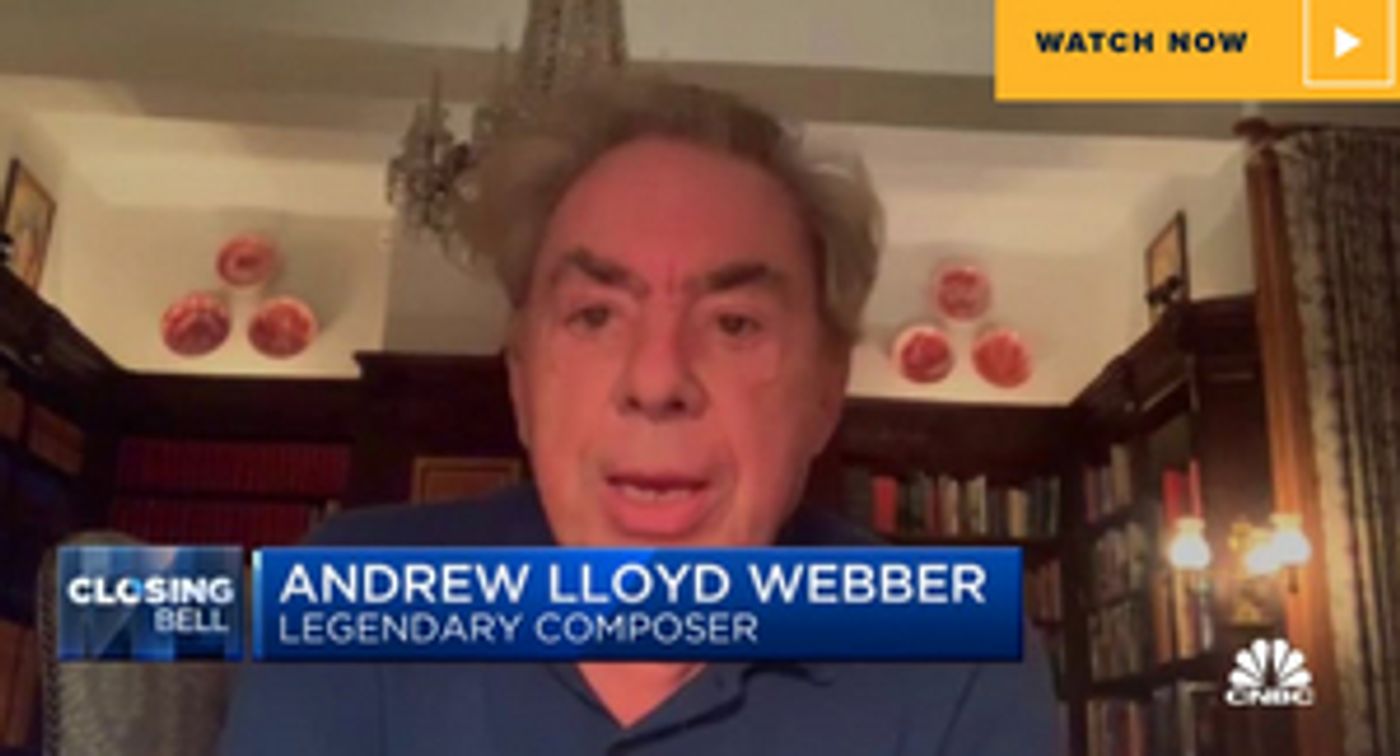 Andrew Lloyd Webber Says He Feels 'Very Optimistic' About the Return of Broadway Theaters Andrew Lloyd Webber Says He Feels 'Very Optimistic' About the Return of Broadway Theaters Image