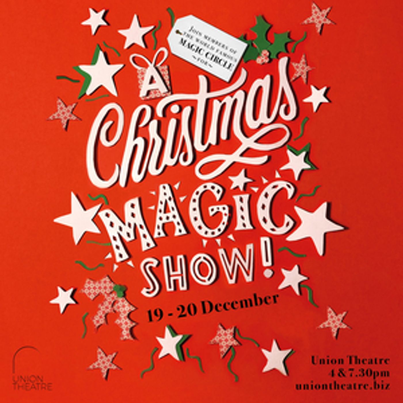 Union Theatre Presents A CHRISTMAS MAGIC SHOW  Image
