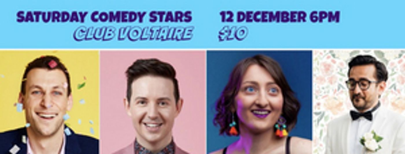 Club Voltaire Presents SATURDAY COMEDY STARS Club Voltaire Presents SATURDAY COMEDY STARS Image