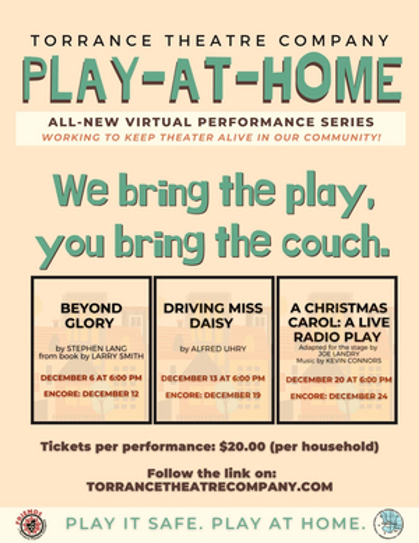 Feature: Torrance Theatre Company Completes its First PLAY-AT-HOME Series in December  Image
