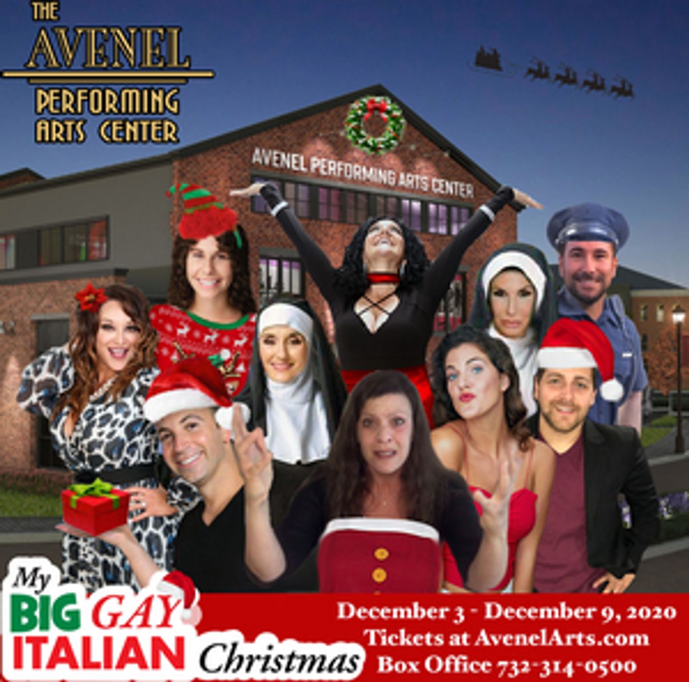 The Avenel Performing Arts Center Presents MY BIG GAY ITALIAN CHRISTMAS  Image