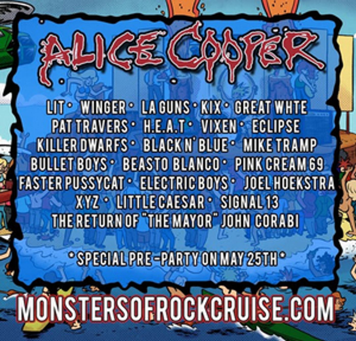 Monsters of Rock Cruise Announces Music Festival in 2021  Image