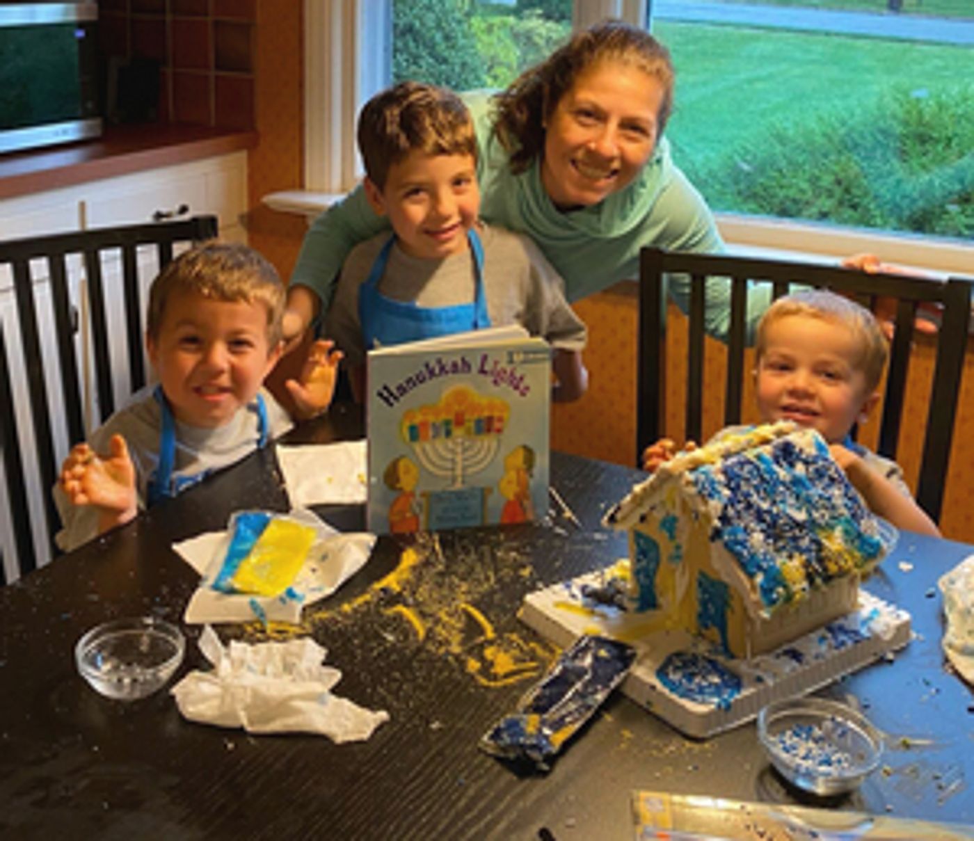 CHANUKAH HOUSE COOKIE HOUSE DECORATING KIT by Manischewitz Now Available for Festive Celebrations CHANUKAH HOUSE COOKIE HOUSE DECORATING KIT by Manischewitz Now Available for Festive Celebrations Image