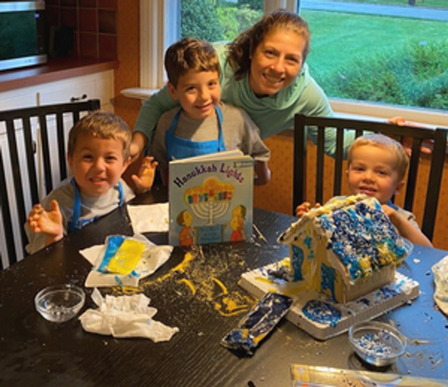 CHANUKAH HOUSE COOKIE HOUSE DECORATING KIT by Manischewitz Now Available for Festive Celebrations Image