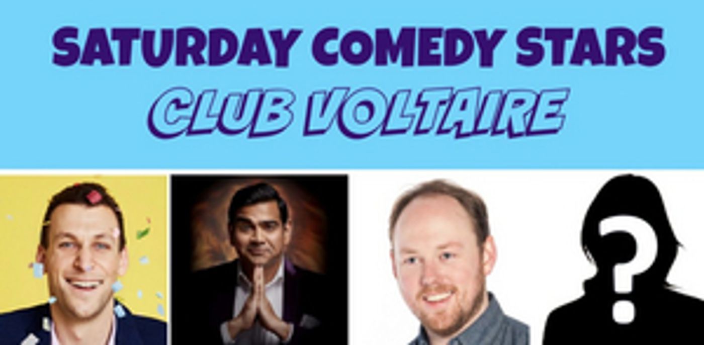SATURDAY COMEDY STARS Comes to Club Voltaire  Image