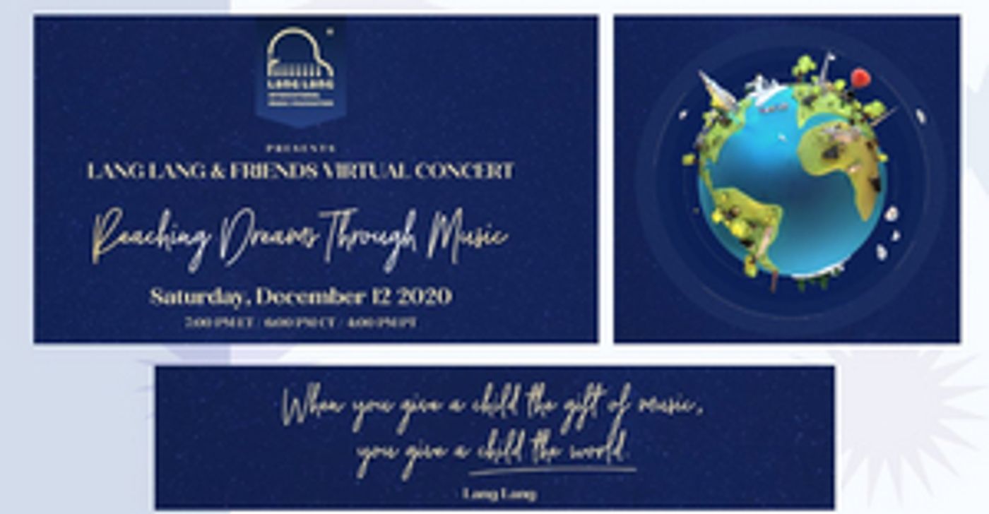 Renee Fleming, Sam Smith & More Join LANG LANG & FRIENDS VIRTUAL CONCERT: REACHING DREAMS THROUGH MUSIC  Image